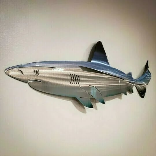 🔥Last Day 49% OFF🔥 - 🦈 Metal Shark Art Wall Decor(BUY 2 GET FREE SHIPPING)