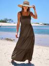 ANRABESS Women Dresses 2024 Summer Sleeveless Maxi Dress Casual Spaghetti Strap Tiered Flowy Beach Long Sun Dress