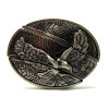 flying eagle with pocket knife belt buckle