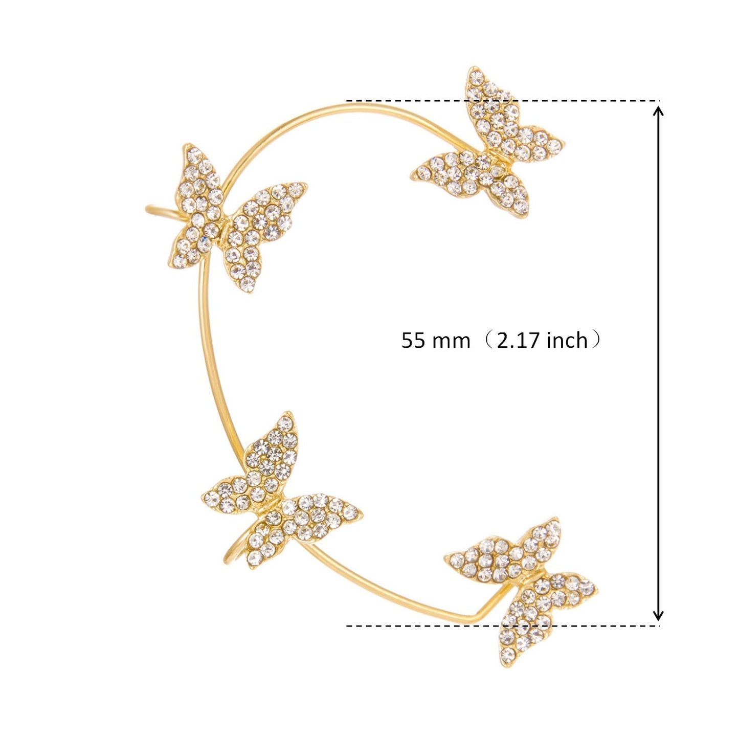 💗Mother's Day Sale 58% OFF🔥Butterfly Ear Cuffs🎁(Buy 2 Get 2 Free & Free Shipping)