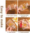 Transparent Dried Flower Bookmarks(40 PCS)