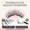 🔥Letzter Tag 49 % RABATT🎁Wiederverwendbare magnetische Wimpern mit Applikator