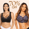 Ultimate Lift Full-Figure Seamless Lace Cut-Out Bra, Comfortable and Breathable Without Restraint