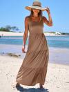 ANRABESS Women Dresses 2024 Summer Sleeveless Maxi Dress Casual Spaghetti Strap Tiered Flowy Beach Long Sun Dress