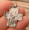 ✝️100% Handmade Silver Cross With Sun, Moon, Star and Flower (Chad Smith Handmade®)
