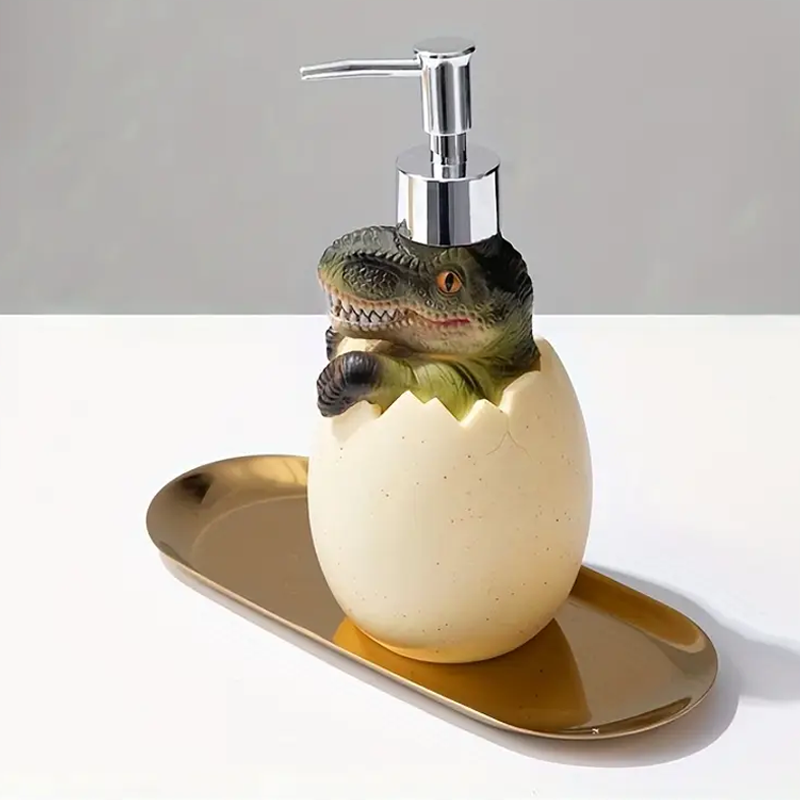 Dinosaur soap dispenser