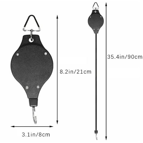 👍Last Day Promotion 50% OFF🎁Plant Pulley Set For Garden Baskets Pots, Birds Feeder