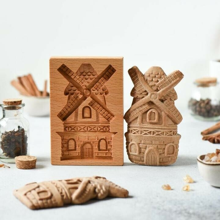 (🌲Early Christmas Sale - 49% OFF) 🍪Carved Wooden Pryanik Gingerbread Cookie Mold