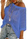 Letzter Tag 49 % Rabatt 🎁Damen Sommerpullover mit U-Ausschnitt und kurzen Ärmeln