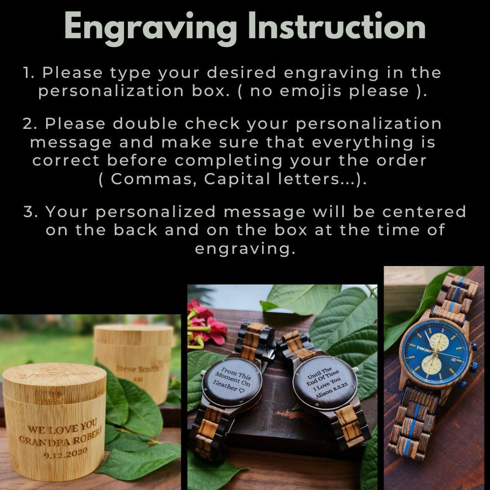 🔥Last Day Sale - 50% OFF🎁Personalized Tree Of Life Handmade Wooden Watch