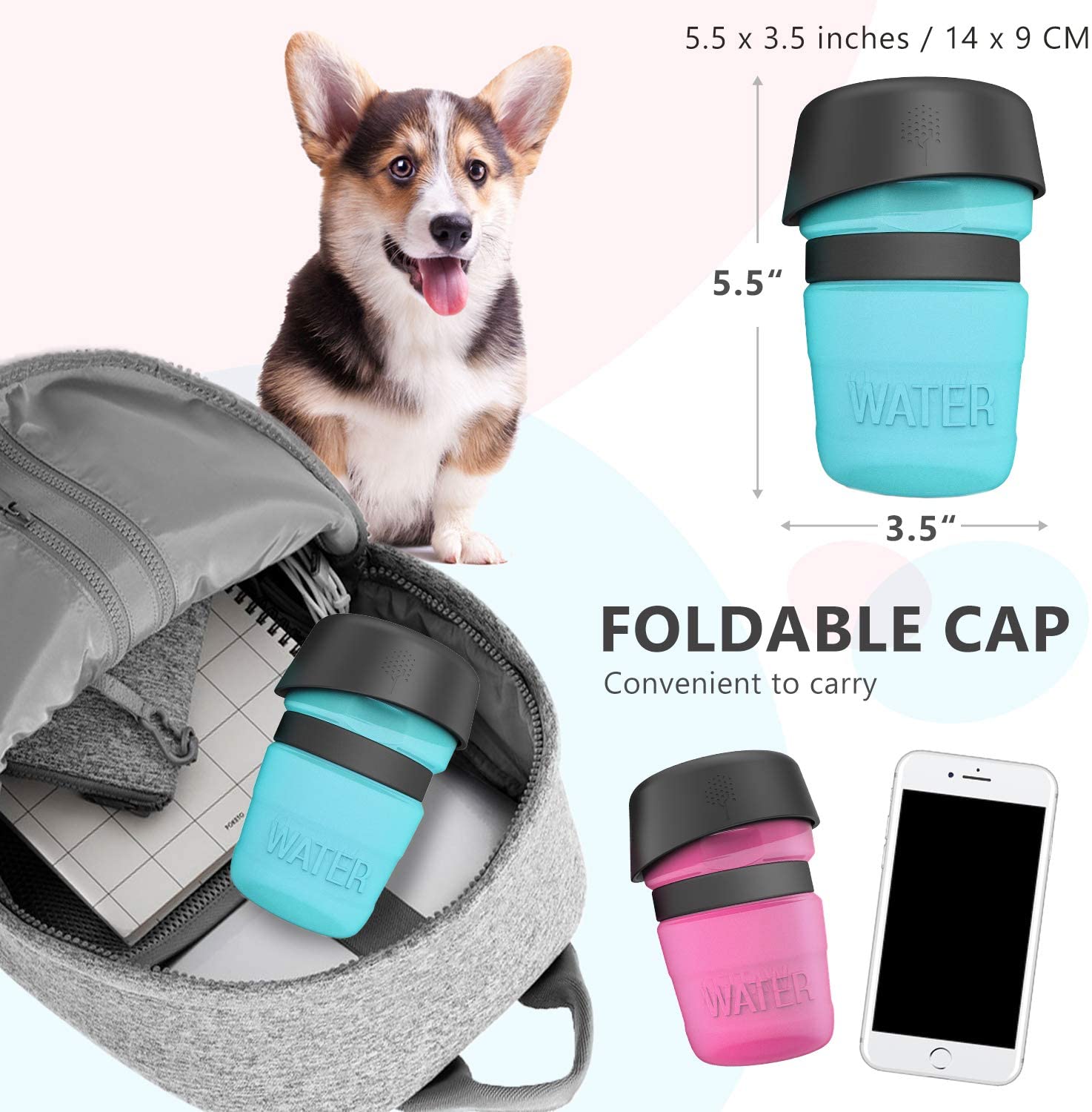 (Last Day Promotion - 50% OFF) Portable Outdoor Pet Water Cup, Buy 2 Get Free Shipping