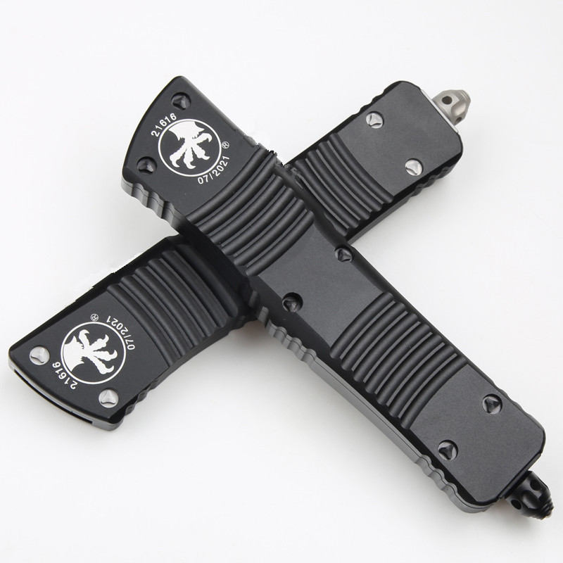 Microtech D2 Steel Aviation Aluminum Tactical Camping Self-Defense Knife