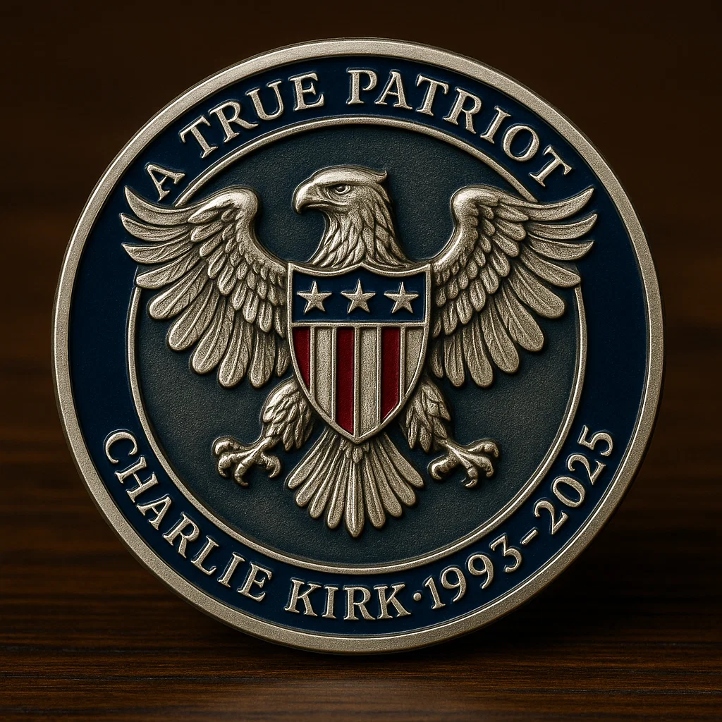 🙏 Charlie Kirk Commemorative Coin - 🕊️Dedicated to the True Patriot
