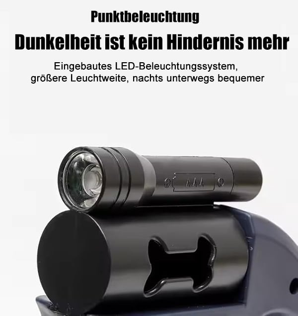 🔥Letzter Tag 50% RABATT-Ausziehbare Doppelleine für Hunde mit LED-Licht