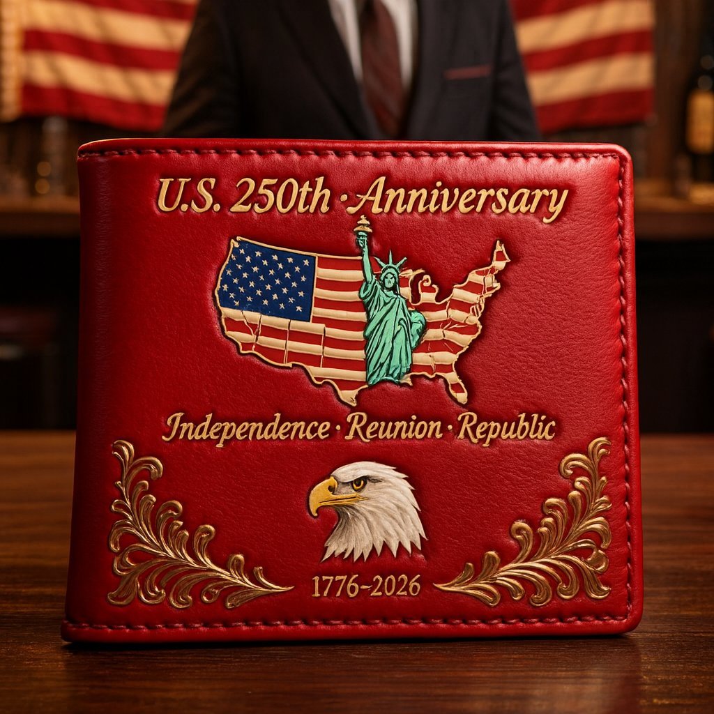🔥LAST DAY 49% OFF -  U.S. 250th Anniversary Leather Wallet