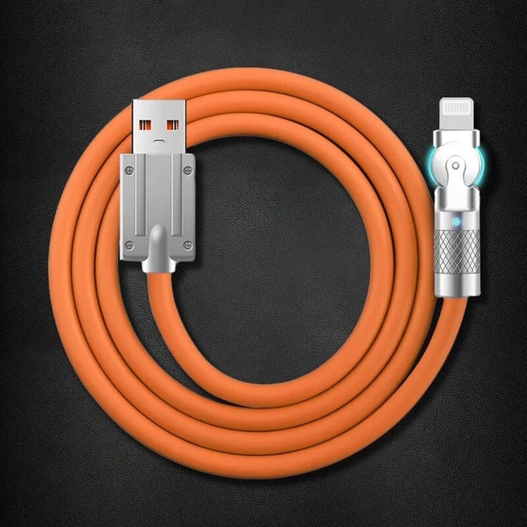 (🎄CHRISTMAS EARLY SALE-48% OFF) 180° Rotating Fast Charge Cable(BUY 3 GET EXTRA 15% OFF&FREE SHIPPING)