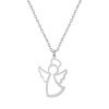 🔥Handmade 24K Gold Guardian Angel Charm Necklace - Ready to Ship