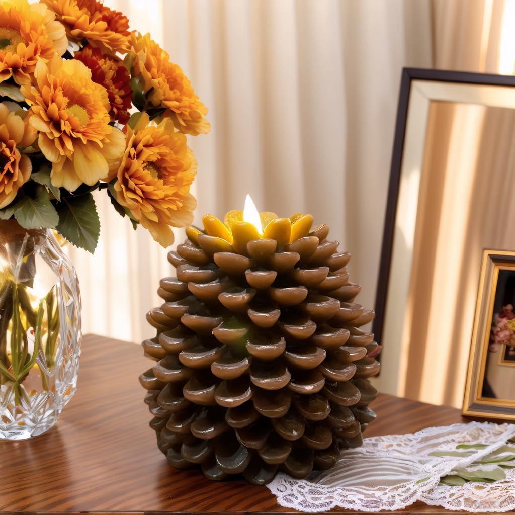 💥LAST DAY SALE 50% OFF💥Flameless Pinecone Candles
