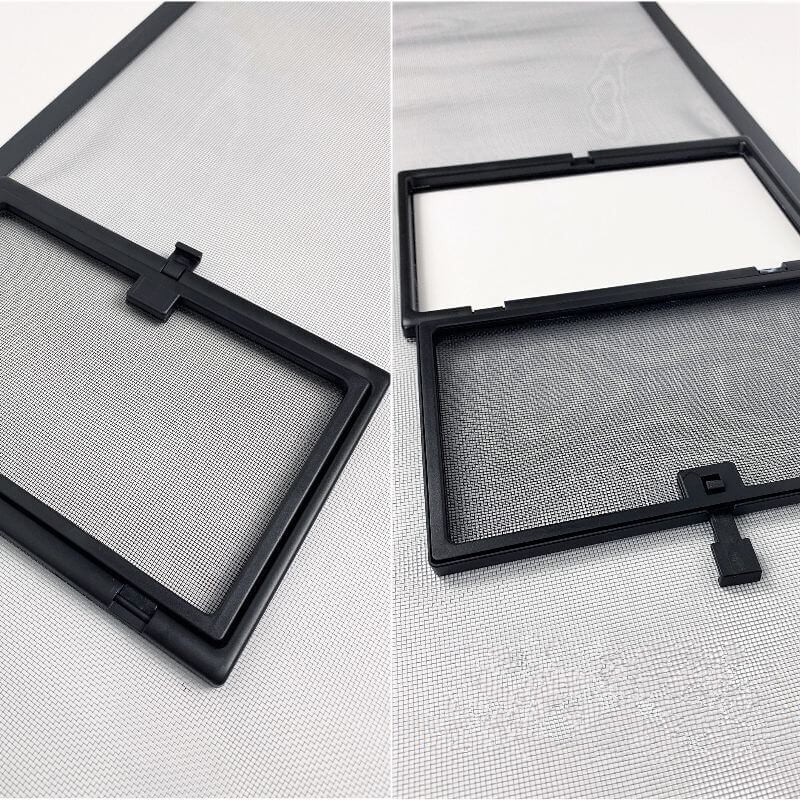 Magnetic Window Screen with Small Window