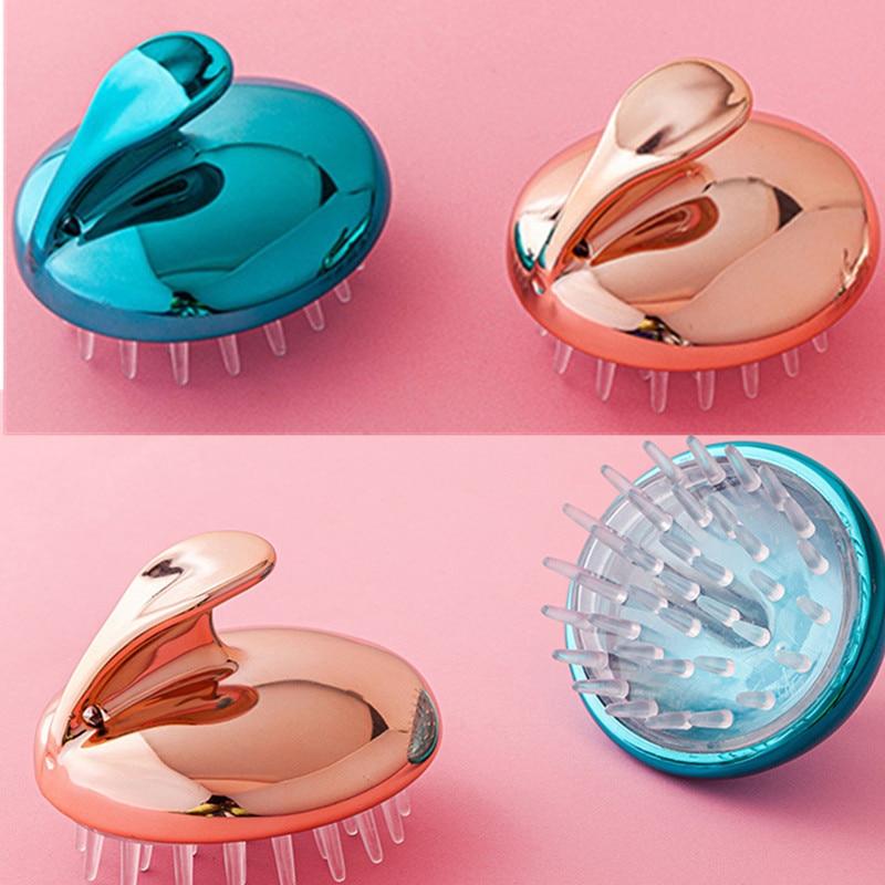 ⚡⚡Last Day Promotion 48% OFF - Silicone Head Massage Brush - Buy 3 Get 2 Free Now