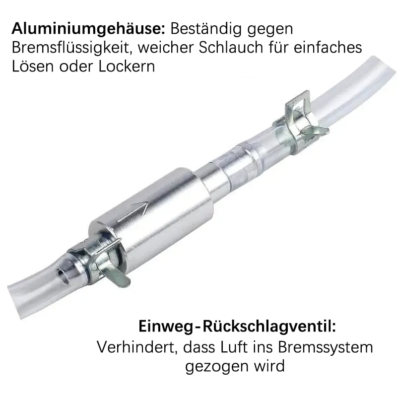 🎉Letzter Tag 49% Rabatt🔥Einweg-Rückschlagventil-Rohr-Entlüftungswerkzeugsatz für Auto-Motorradkupplung
