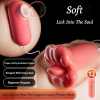 2 In 1 Tongue Licking Sucking Vibrators For Women