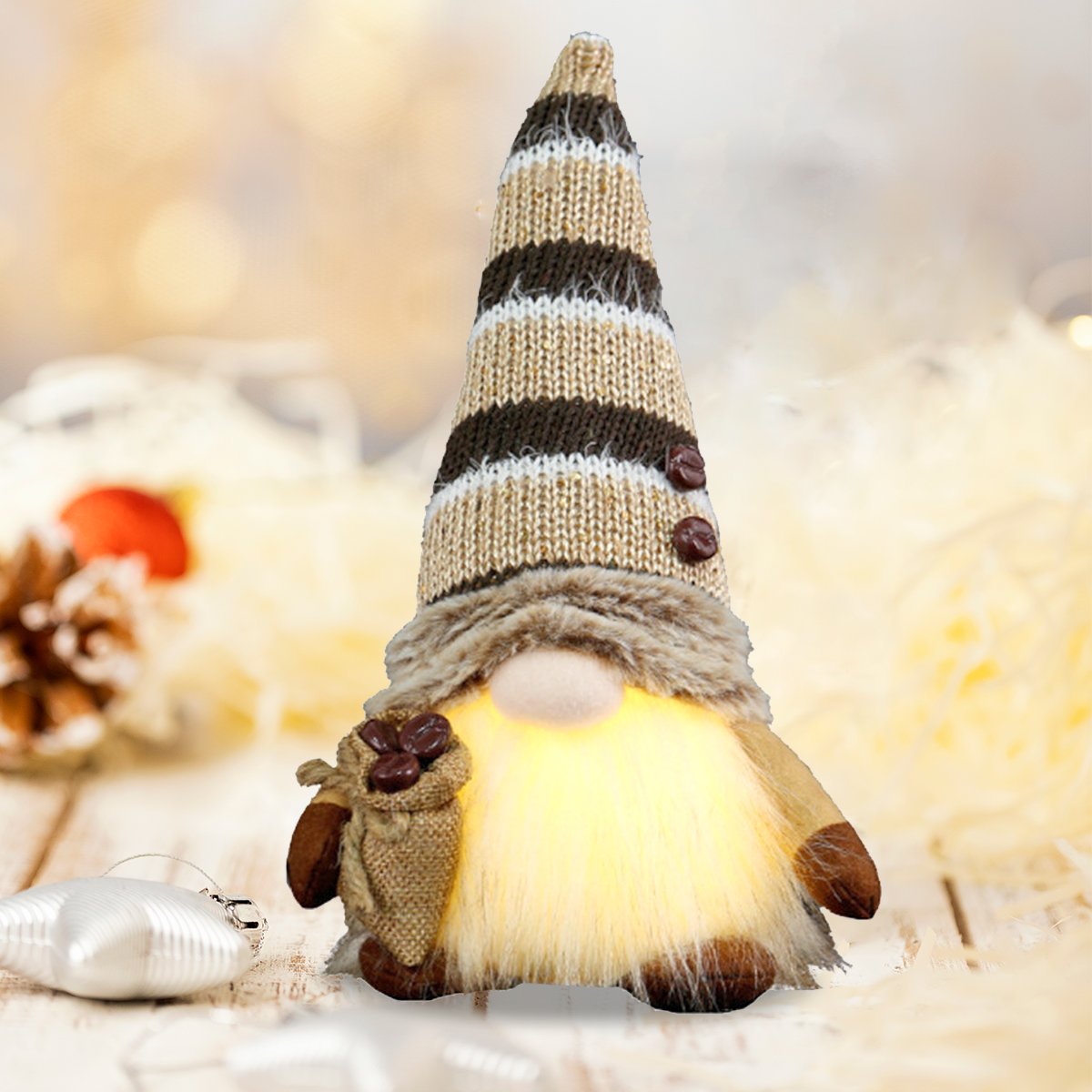 🔥Adorable Gnome Decorations with light