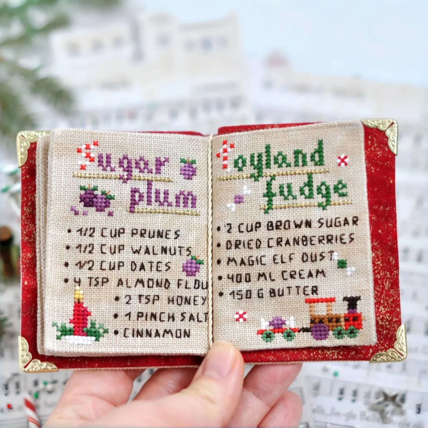🔥Last Day 49% OFF -Christmas Book SAL 3D Cross Stitch Kit – Complete Craft Set