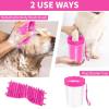 Dog Paw Cleaner, Washer, Buddy Muddy Pet Foot Cleaner for Small Medium Large Breed Dogs/Cats (with 3 absorbent towel)