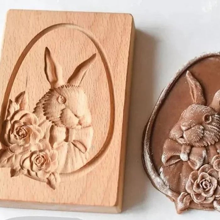 (🌲EARLY CHRISTMAS SALE - 50% OFF) 💖WOOD PATTERNED COOKIE CUTTER - EMBOSSING MOLD FOR COOKIES