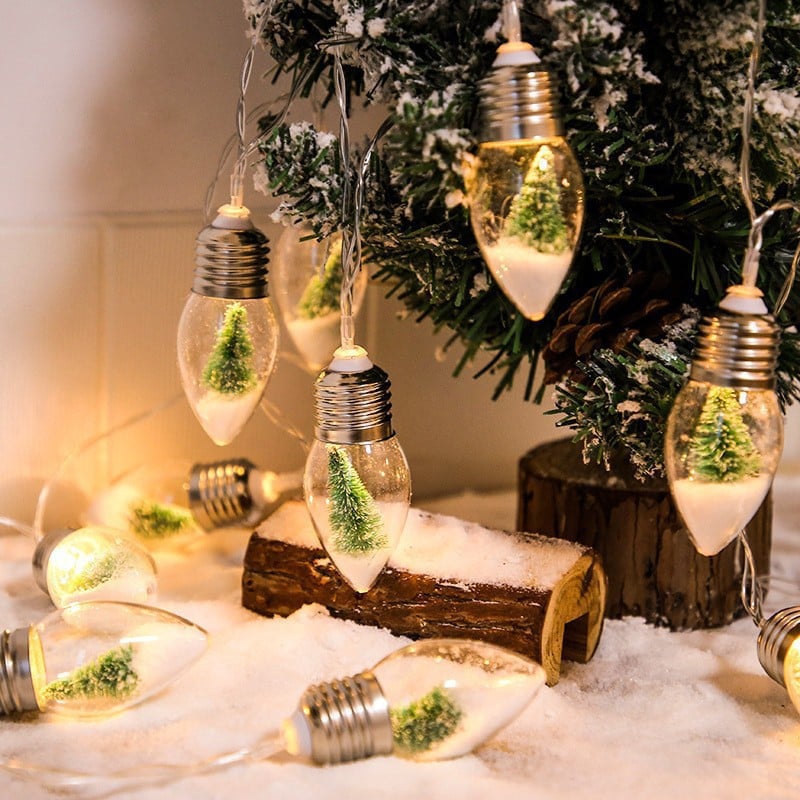 🎄Christmas Vintage Decor String Light - Led Bulbs String Lights🎅