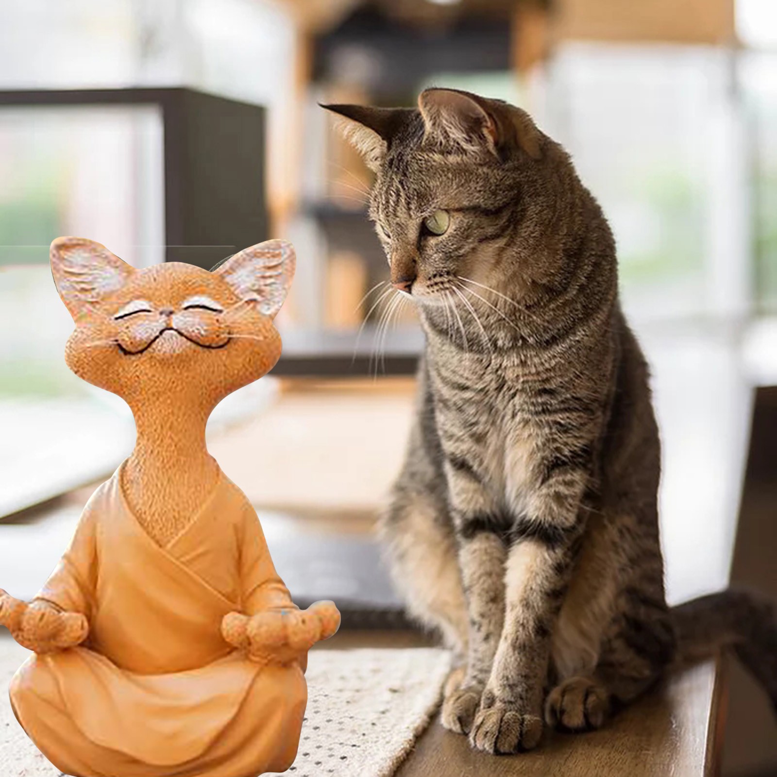 (❤️Mother's Day Promotion - 49% OFF NOW)Happy Buddha Cat,Buy 2 Free Shipping