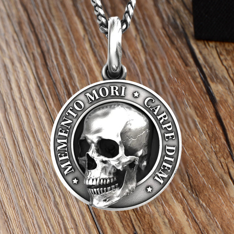 (🎃Early Halloween Promotion-Save 49% OFF) Memento Mori Skull Pendant
