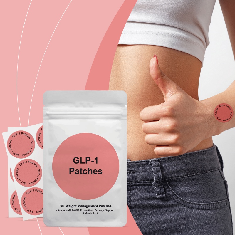 GLP-1 Patches with L Glutamine, Berberine, Chromium, Pomegranate and Cinnamon - 30 Count