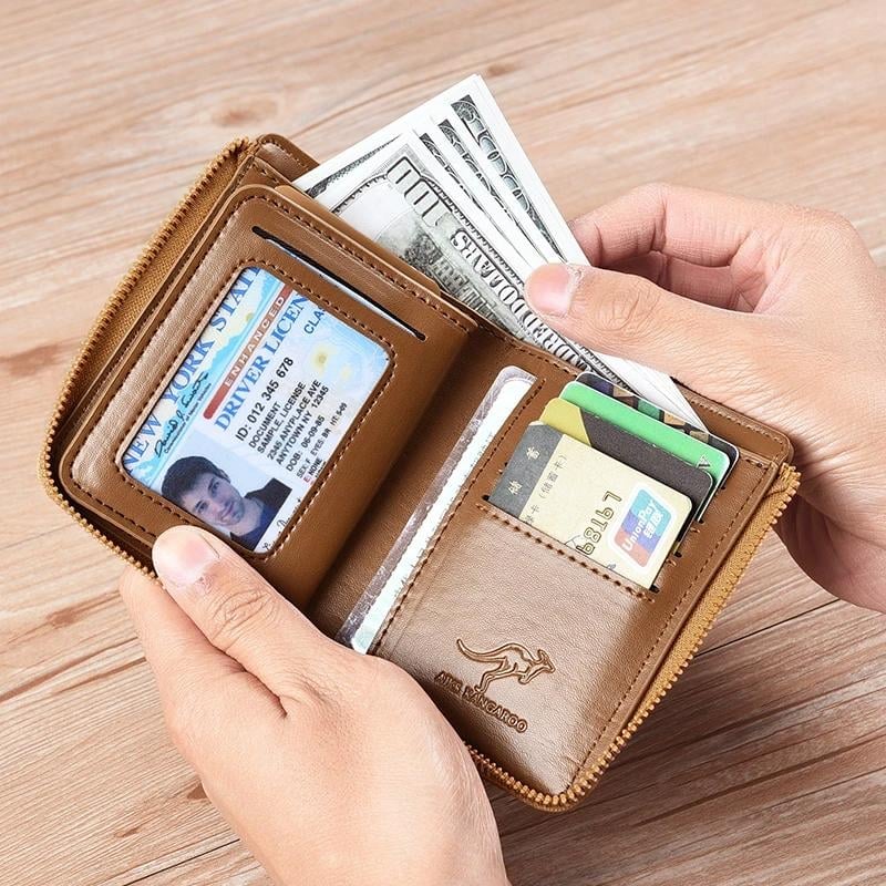 🔥Letzter Tag 70% Rabatt- Herren-Geldbörse mit Reißverschluss (RFID-GESCHÜTZT)