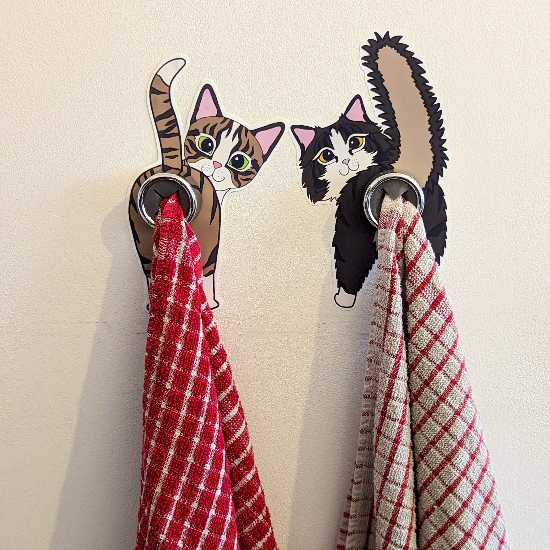 🔥Last Day - 49% Off 🐱Funny cat butt tea towel holder (BUY 3 Get 2 Free)