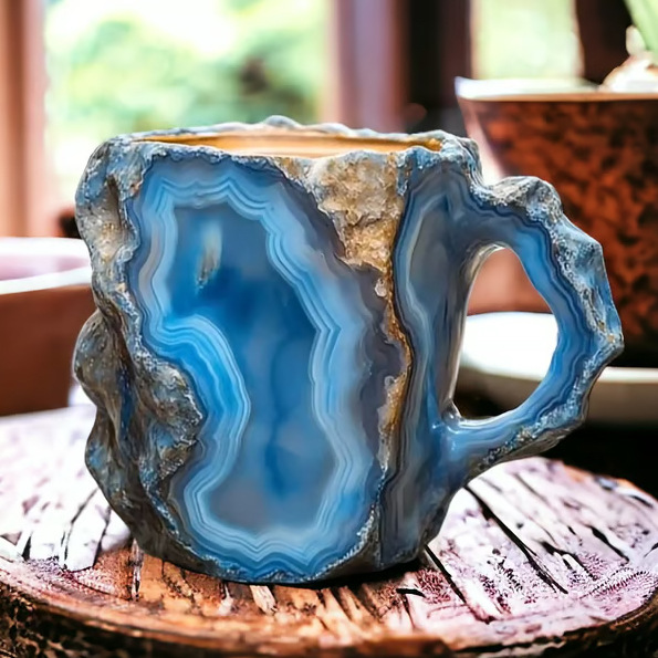 Handmade Mineral  Coffee Cup