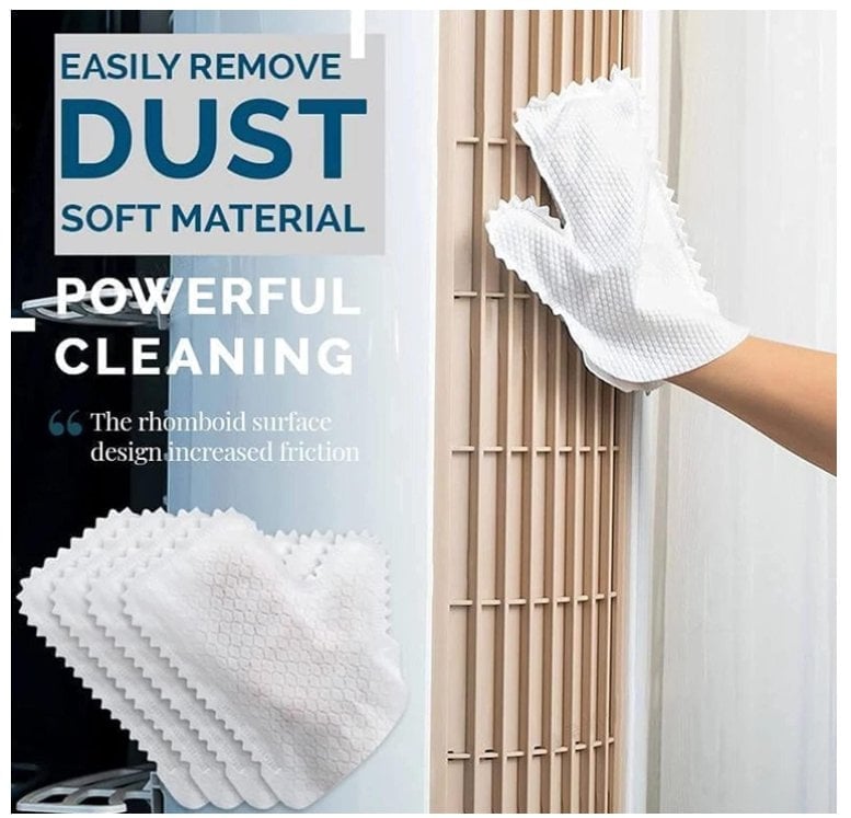 (🔥HOT SALE-SAVE 50% OFF) Dust Removal Gloves🔥BUY 4 (GET 4 FREE & BEST SELLER)8 PCS