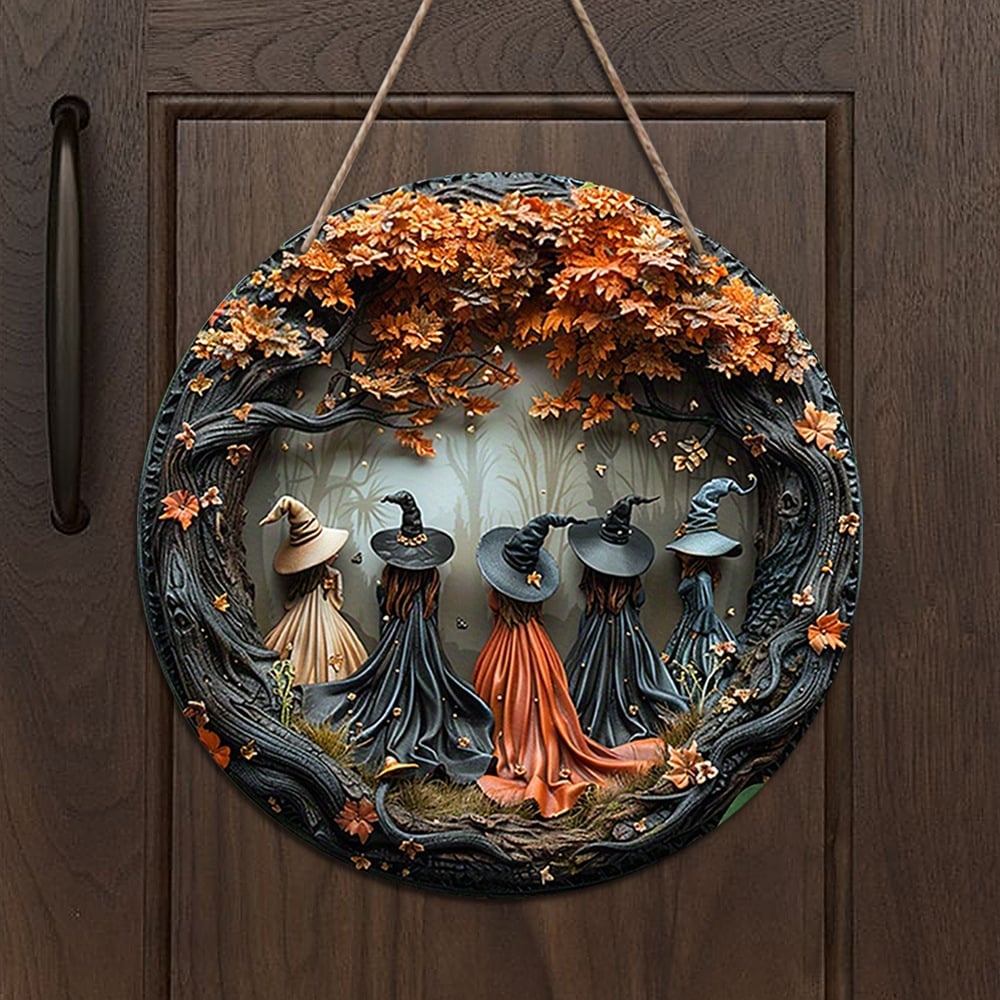 🔥2025 New Release 49% OFF - 🧙‍♀️🔮Halloween witch sign💠