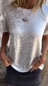 Stamping Short-sleeved T-shirt