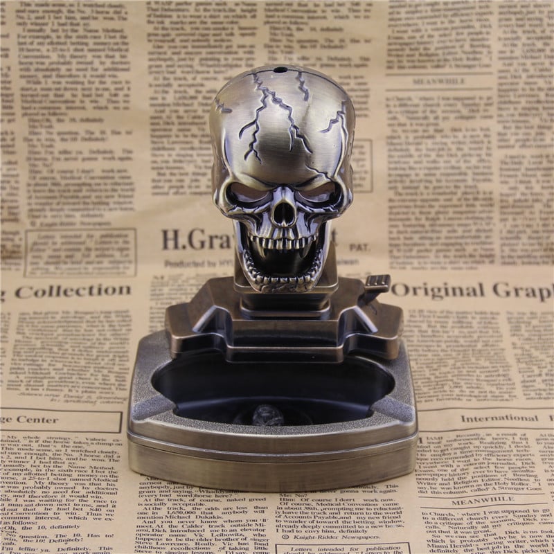 🎁TikTok Last Day Sale - 70% OFF🔥Bronze Skull Lighter