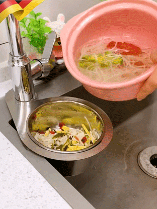 🎁Edelstahl-Abtropfkorb für Küchenspüle