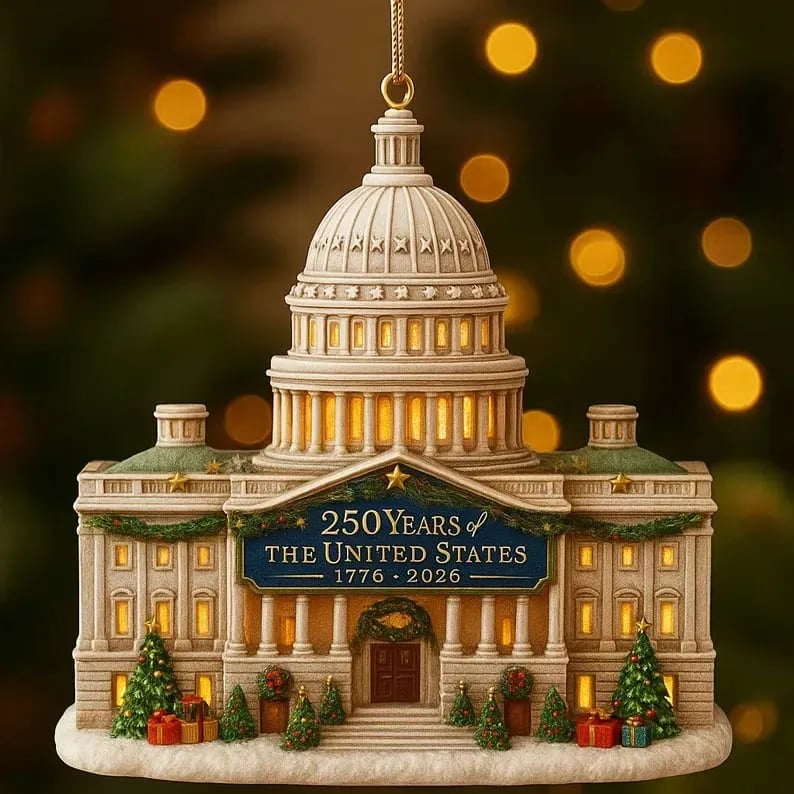 🔥🎄US 250th Anniversary Ornament