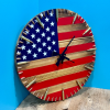 （🔥HOT SALE 50% OFF）100% Handmade Flag Clock By U.S. Soldier Veteran, Free Shipping ONLY TODAY！