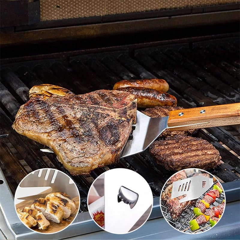 🔥Last Day Promotion 48% OFF-🎁-5-In-1 Grill Spatula Fork With Knife