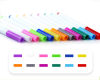 (Refill Pack for Children Magic Drawing Book)12 Pcs Water-soluble Liquid Chalk Pen Set