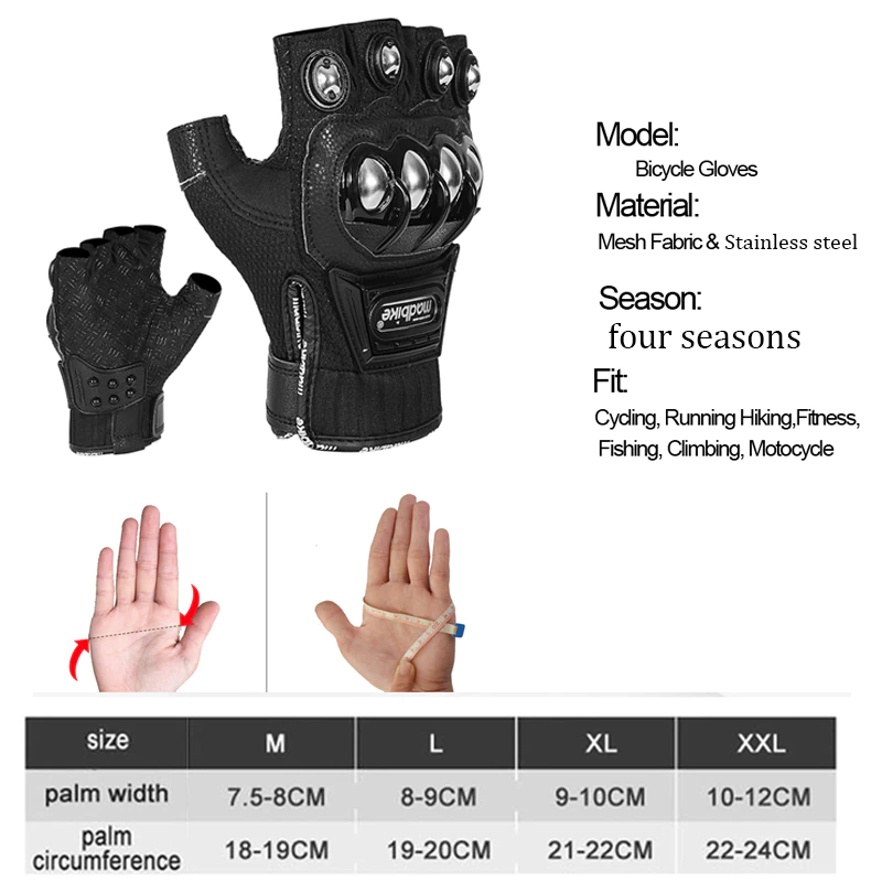 (🎄CHRISTMAS SALE NOW-48% OFF) Outdoor Tactical Stainless Steel Gloves(BUY 2 GET FREE SHIPPING TODAY!)