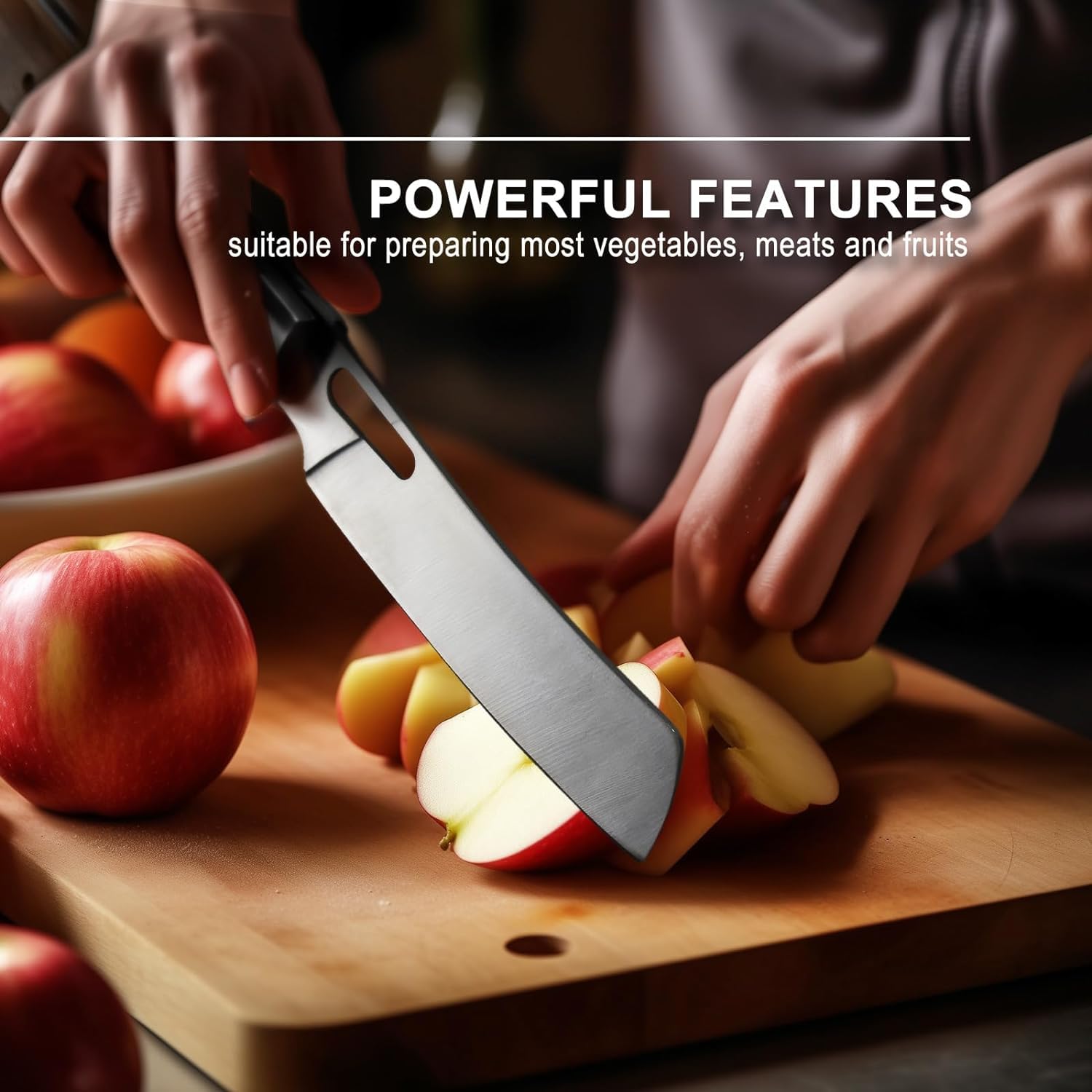 Portable Usuba Japan Traditional Kitchen Chef Knife Outdoor Cooking Camping EDC