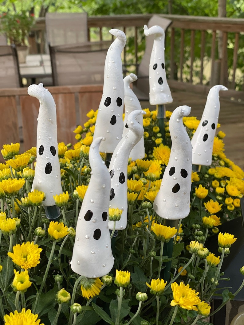 Halloween Ghosts Yard Stakes Halloween Decor-BUY 4 FREE SHIPPING