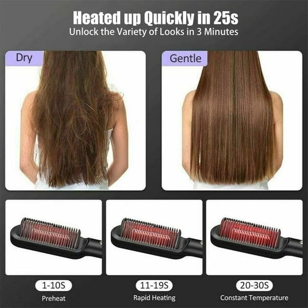 🌲Early Christmas Sale 50% Off -Negative Ion Hair Straightener Styling Comb💖BUY 2 FREE SHIPPING